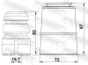 Staubschutzsatz, Stoßdämpfer Vorderachse FEBEST ADSHB-8K5F-KIT Bild Staubschutzsatz, Stoßdämpfer Vorderachse FEBEST ADSHB-8K5F-KIT