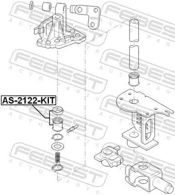 Reparatursatz, Schalthebel FEBEST AS-2122-KIT Bild Reparatursatz, Schalthebel FEBEST AS-2122-KIT