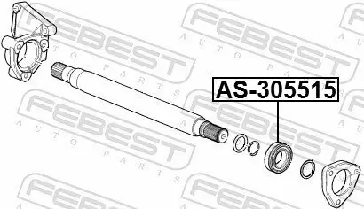 Lager, Antriebswelle FEBEST AS-305515 Bild Lager, Antriebswelle FEBEST AS-305515