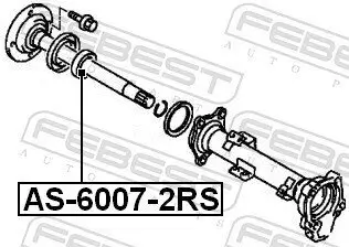 Lager FEBEST AS-6007-2RS Bild Lager FEBEST AS-6007-2RS