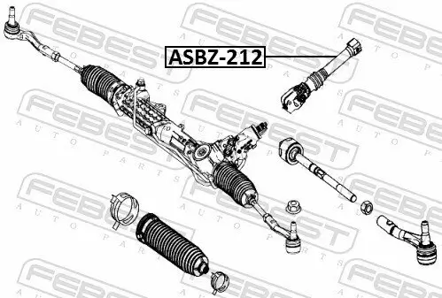 Lenkwelle FEBEST ASBZ-212 Bild Lenkwelle FEBEST ASBZ-212