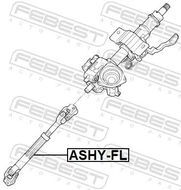 Lenkwelle FEBEST ASHY-FL Bild Lenkwelle FEBEST ASHY-FL