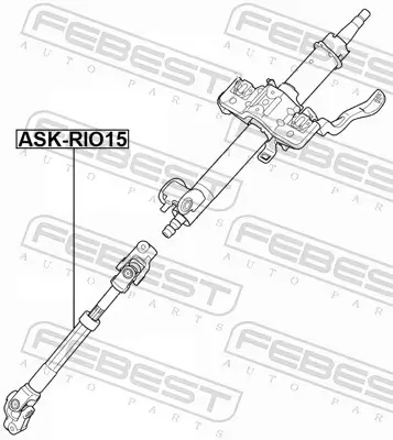 Lenkwelle FEBEST ASK-RIO15 Bild Lenkwelle FEBEST ASK-RIO15