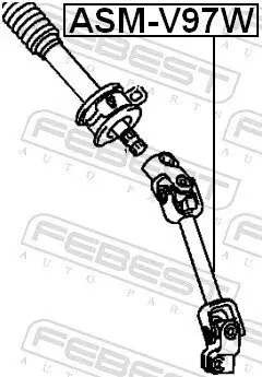 Lenkwelle FEBEST ASM-V97W Bild Lenkwelle FEBEST ASM-V97W