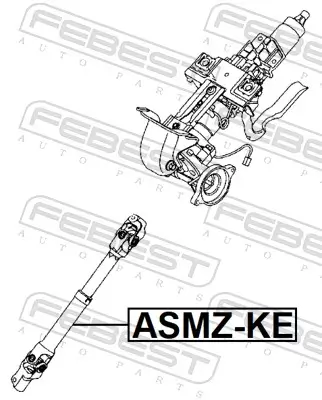 Lenkwelle FEBEST ASMZ-KE Bild Lenkwelle FEBEST ASMZ-KE