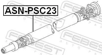 Gelenkwelle, Achsantrieb FEBEST ASN-PSC23 Bild Gelenkwelle, Achsantrieb FEBEST ASN-PSC23