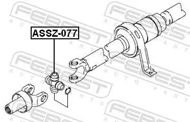 Gelenk, Gelenkwelle FEBEST ASSZ-077 Bild Gelenk, Gelenkwelle FEBEST ASSZ-077