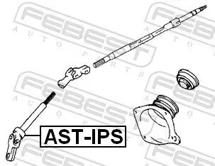 Lenkwelle FEBEST AST-IPS Bild Lenkwelle FEBEST AST-IPS