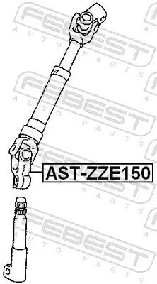 Lenkwelle FEBEST AST-ZZE150 Bild Lenkwelle FEBEST AST-ZZE150