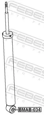 Buchse, Stoßdämpfer FEBEST BMAB-034 Bild Buchse, Stoßdämpfer FEBEST BMAB-034