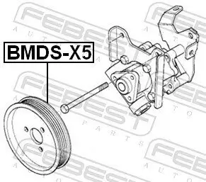 Riemenscheibe, Servopumpe FEBEST BMDS-X5 Bild Riemenscheibe, Servopumpe FEBEST BMDS-X5