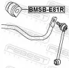 Lagerung, Stabilisator FEBEST BMSB-E81R Bild Lagerung, Stabilisator FEBEST BMSB-E81R