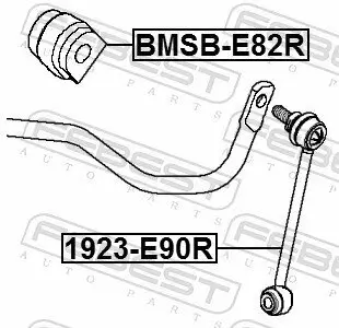 Lagerung, Stabilisator FEBEST BMSB-E82R Bild Lagerung, Stabilisator FEBEST BMSB-E82R