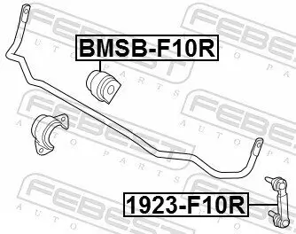 Lagerung, Stabilisator FEBEST BMSB-F10R Bild Lagerung, Stabilisator FEBEST BMSB-F10R