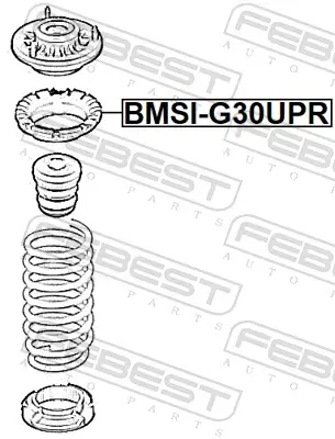 Federteller Hinterachse oben FEBEST BMSI-G30UPR Bild Federteller Hinterachse oben FEBEST BMSI-G30UPR