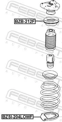 Wälzlager, Federbeinstützlager FEBEST BZB-212F Bild Wälzlager, Federbeinstützlager FEBEST BZB-212F