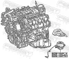 Lagerung, Motor rechts FEBEST BZM-166PRH Bild Lagerung, Motor rechts FEBEST BZM-166PRH