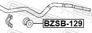 Lagerung, Stabilisator FEBEST BZSB-129 Bild Lagerung, Stabilisator FEBEST BZSB-129