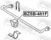 Lagerung, Stabilisator FEBEST BZSB-461F Bild Lagerung, Stabilisator FEBEST BZSB-461F