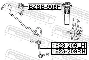 Lagerung, Stabilisator FEBEST BZSB-906F Bild Lagerung, Stabilisator FEBEST BZSB-906F