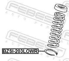 Federteller FEBEST BZSI-203LOWR Bild Federteller FEBEST BZSI-203LOWR