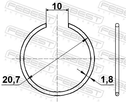 Montagesatz, Faltenbalg Antriebswelle FEBEST CC-1-24X2-PCS5 Bild Montagesatz, Faltenbalg Antriebswelle FEBEST CC-1-24X2-PCS5