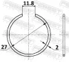 Montagesatz, Faltenbalg Antriebswelle FEBEST CC-1-27X2 Bild Montagesatz, Faltenbalg Antriebswelle FEBEST CC-1-27X2