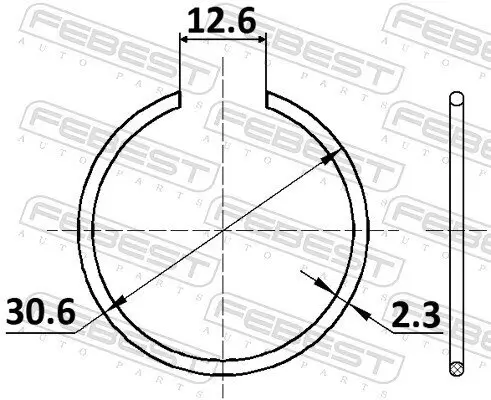 Montagesatz, Faltenbalg Antriebswelle FEBEST CC-1-30X2 Bild Montagesatz, Faltenbalg Antriebswelle FEBEST CC-1-30X2