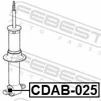 Buchse, Stoßdämpfer FEBEST CDAB-025 Bild Buchse, Stoßdämpfer FEBEST CDAB-025