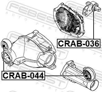 Lagerung, Differential FEBEST CRAB-044 Bild Lagerung, Differential FEBEST CRAB-044