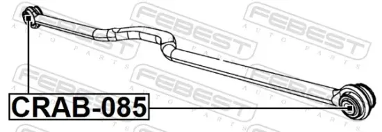 Lagerung, Lenker Hinterachse FEBEST CRAB-085 Bild Lagerung, Lenker Hinterachse FEBEST CRAB-085