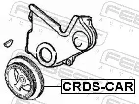 Riemenscheibe, Kurbelwelle FEBEST CRDS-CAR Bild Riemenscheibe, Kurbelwelle FEBEST CRDS-CAR