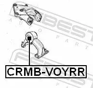 Lagerung, Motor hinten FEBEST CRMB-VOYRR Bild Lagerung, Motor hinten FEBEST CRMB-VOYRR