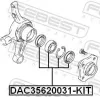 Radlagersatz Hinterachse FEBEST DAC35620031-KIT Bild Radlagersatz Hinterachse FEBEST DAC35620031-KIT