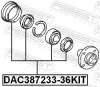Radlagersatz Vorderachse FEBEST DAC387233-36KIT Bild Radlagersatz Vorderachse FEBEST DAC387233-36KIT
