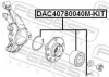 Radlagersatz Vorderachse FEBEST DAC40780040M-KIT Bild Radlagersatz Vorderachse FEBEST DAC40780040M-KIT