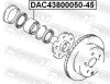 Radlager Hinterachse beidseitig FEBEST DAC43800050-45 Bild Radlager Hinterachse beidseitig FEBEST DAC43800050-45