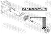 Radlagersatz Hinterachse FEBEST DAC46780057-KIT Bild Radlagersatz Hinterachse FEBEST DAC46780057-KIT