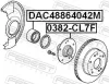 Radlager Vorderachse beidseitig FEBEST DAC48864042M Bild Radlager Vorderachse beidseitig FEBEST DAC48864042M