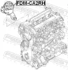 Lagerung, Motor vorne rechts FEBEST FDM-CA2RH Bild Lagerung, Motor vorne rechts FEBEST FDM-CA2RH