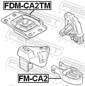 Lagerung, Motor FEBEST FDM-CA2TM Bild Lagerung, Motor FEBEST FDM-CA2TM