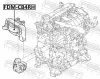 Lagerung, Motor vorne rechts FEBEST FDM-CB4RH Bild Lagerung, Motor vorne rechts FEBEST FDM-CB4RH