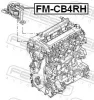 Lagerung, Motor vorne rechts FEBEST FM-CB4RH Bild Lagerung, Motor vorne rechts FEBEST FM-CB4RH