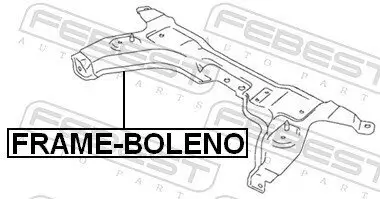 Achskörper Vorderachse FEBEST FRAME-BOLENO Bild Achskörper Vorderachse FEBEST FRAME-BOLENO