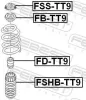 Schutzkappe/Faltenbalg, Stoßdämpfer FEBEST FSHB-TT9 Bild Schutzkappe/Faltenbalg, Stoßdämpfer FEBEST FSHB-TT9