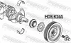 Riemenscheibe, Kurbelwelle FEBEST HDS-K24A Bild Riemenscheibe, Kurbelwelle FEBEST HDS-K24A