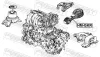 Lagerung, Motor hinten FEBEST HM-GKR Bild Lagerung, Motor hinten FEBEST HM-GKR