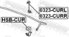 Lagerung, Stabilisator Hinterachse FEBEST HSB-CUR Bild Lagerung, Stabilisator Hinterachse FEBEST HSB-CUR