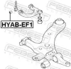Lagerung, Lenker innen Vorderachse oben FEBEST HYAB-EF1 Bild Lagerung, Lenker innen Vorderachse oben FEBEST HYAB-EF1