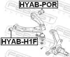 Lagerung, Lenker vorne Vorderachse oben FEBEST HYAB-H1F Bild Lagerung, Lenker vorne Vorderachse oben FEBEST HYAB-H1F